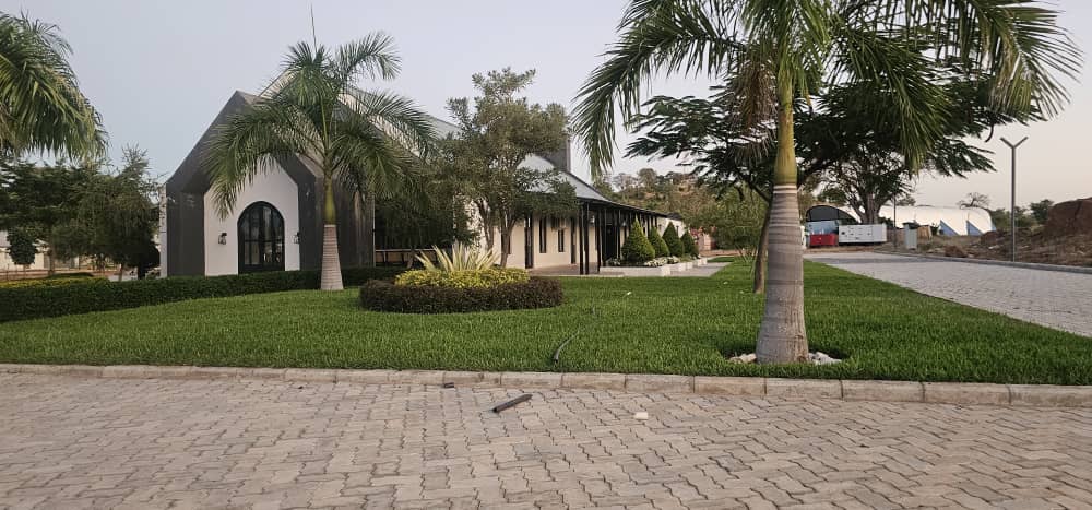 Lawn grass establishment garden design